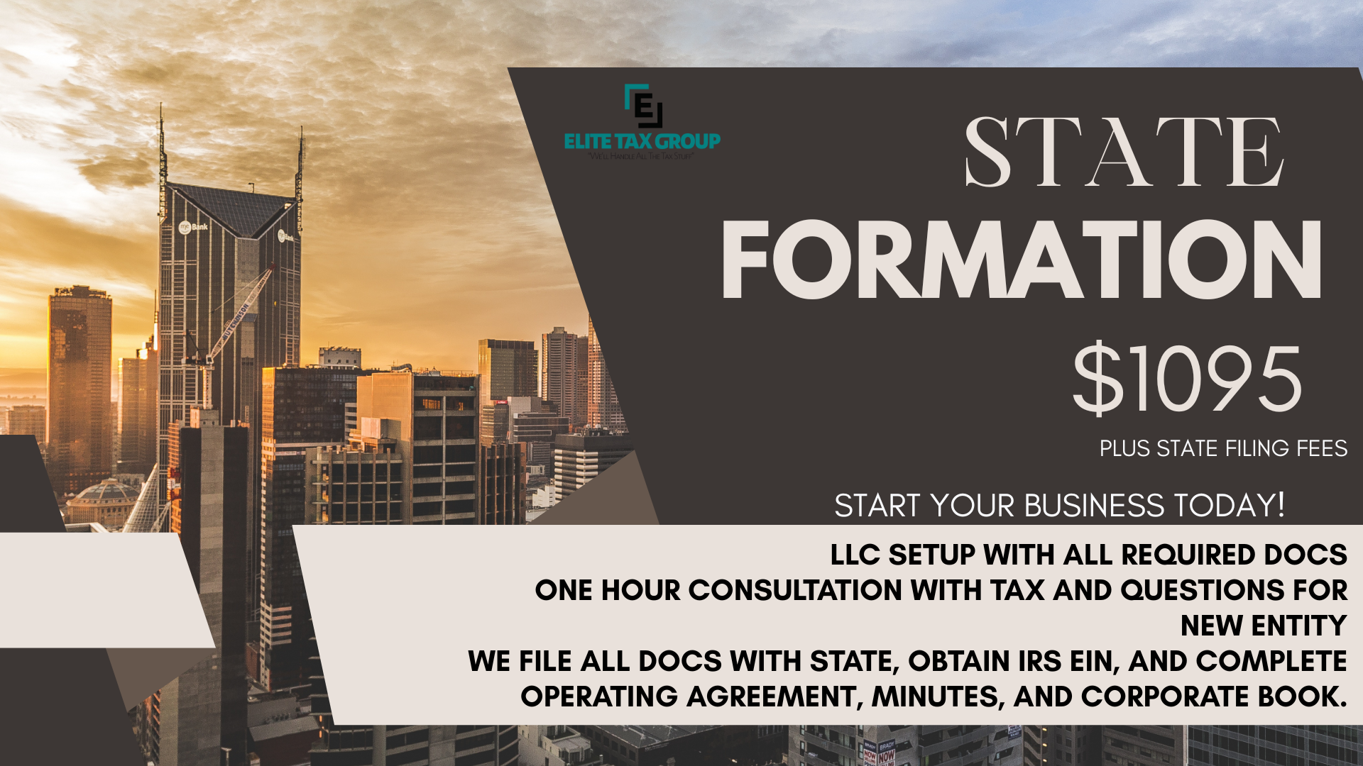 ENTITIY FORMATION-START YOUR BUSINESS TODAY